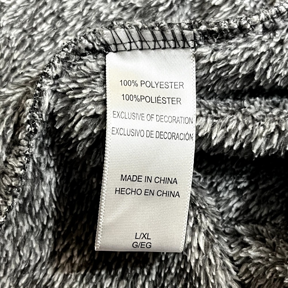 Tommy Bahama Robe Gray Men's Size Large Sleepwear Lounge Soft Polyester Pockets - Picture 8 of 16